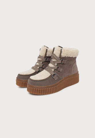 Bottines à lacets ILSE JACOBSEN en marron