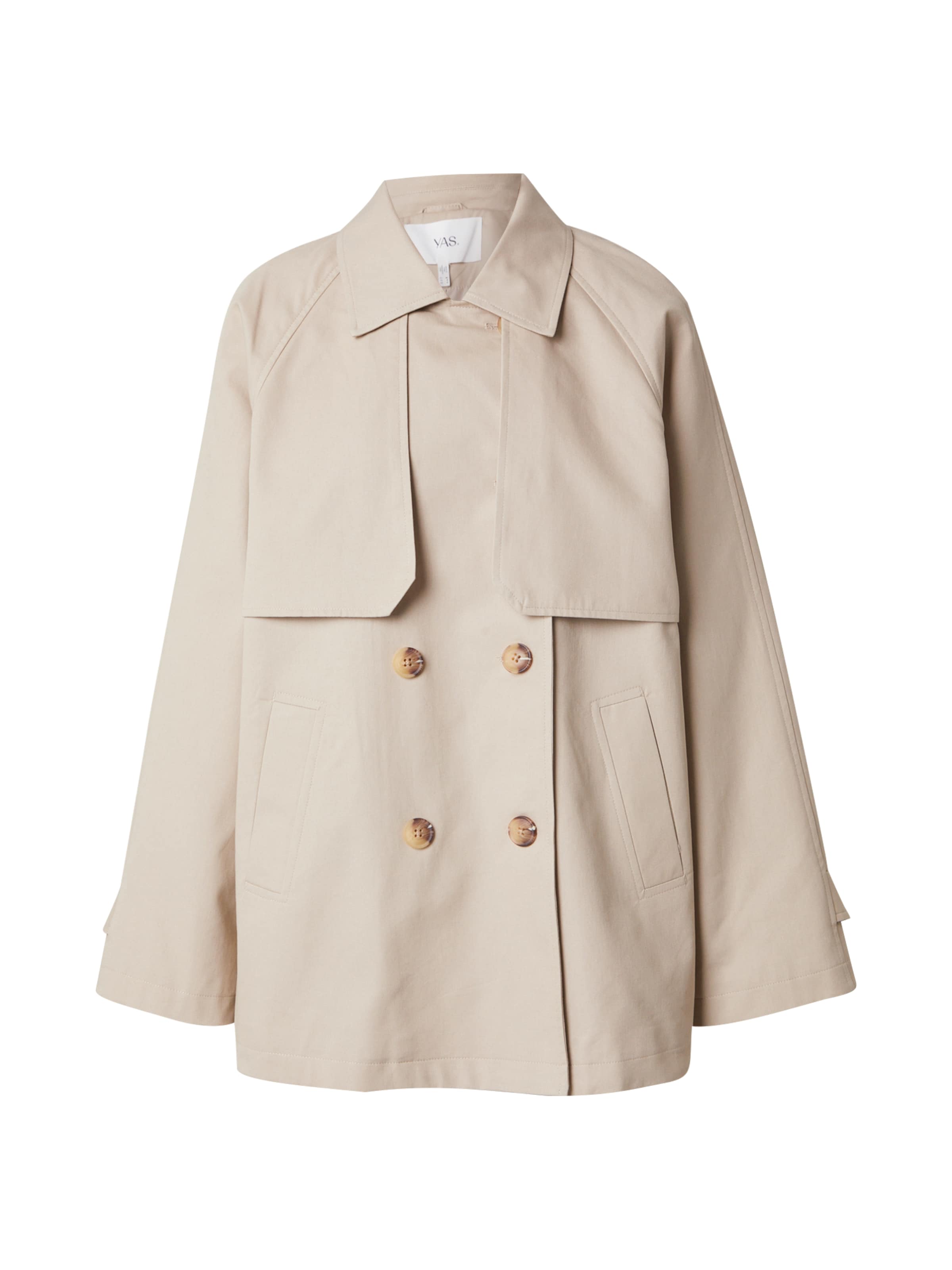 YAS Between-Seasons Coat 'YASVENICE' in Beige: front