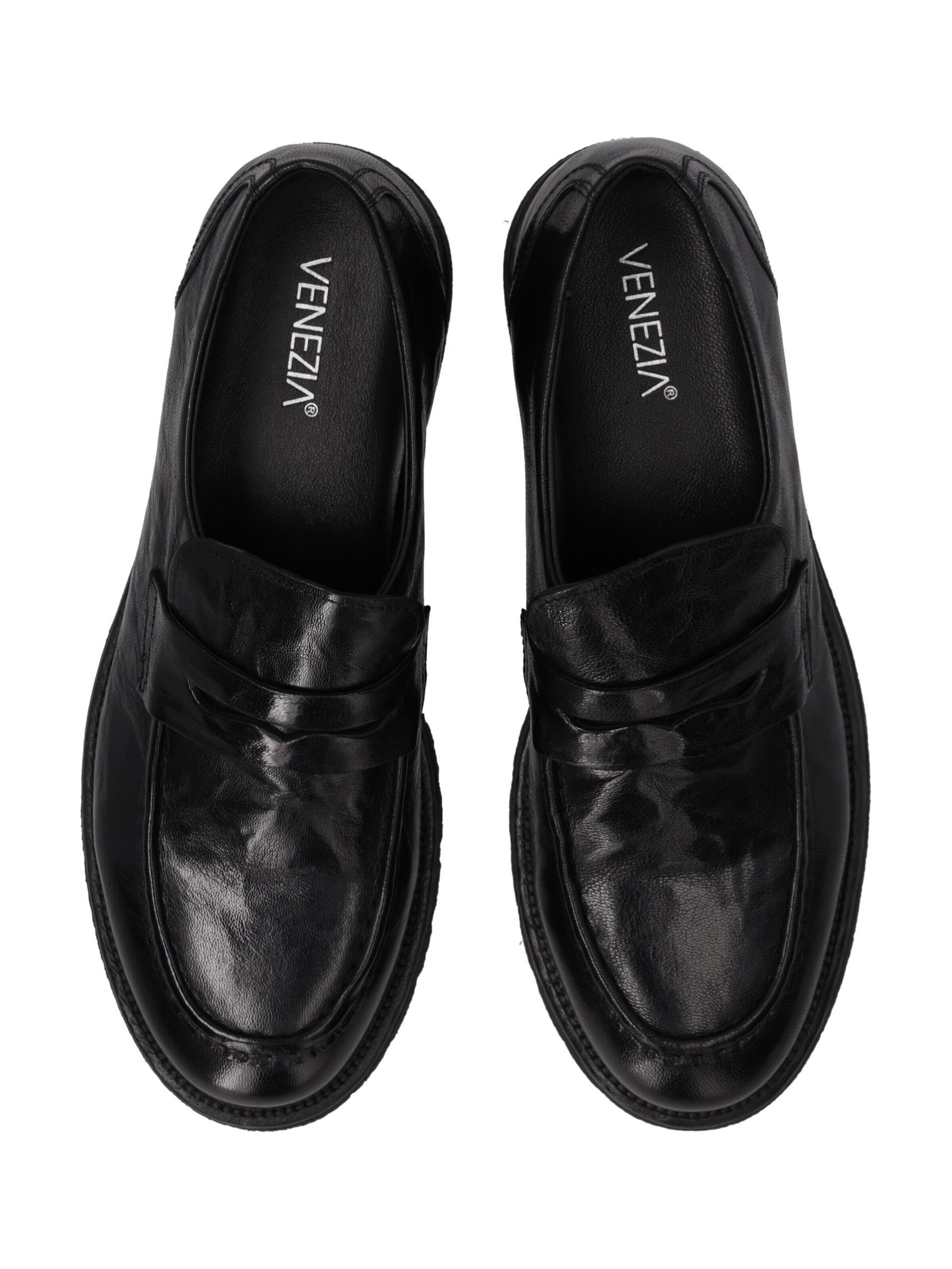 VENEZIA Classic Flats in Black