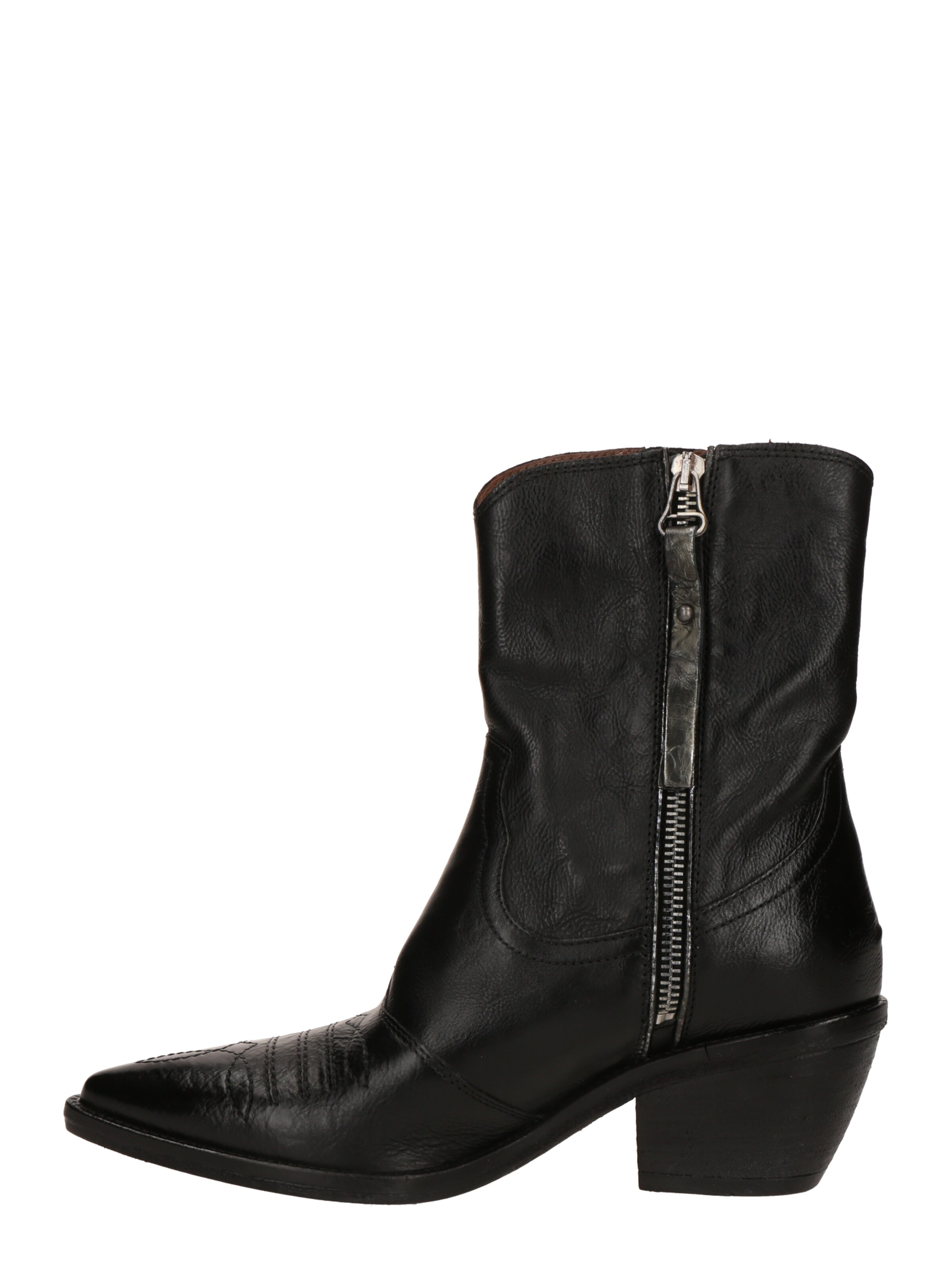 A.S.98 Cowboy Boots in Black