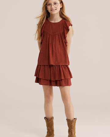 Jupe WE Fashion en orange