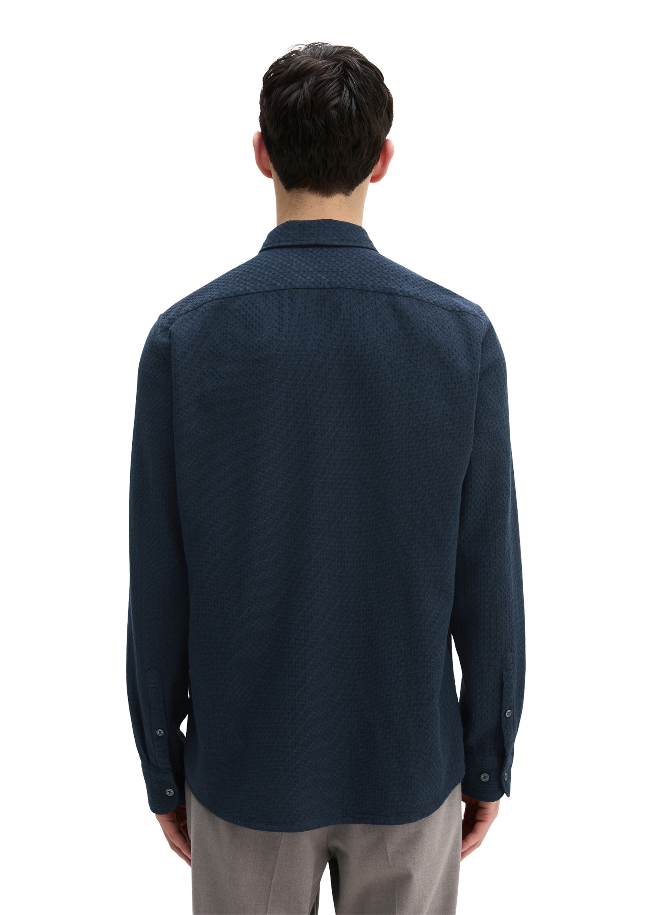 Marc O'Polo Regular fit Overhemd in Blauw