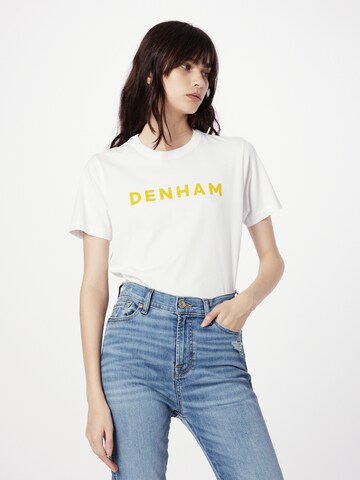 Maglietta 'JESSICA' di DENHAM in bianco: frontale
