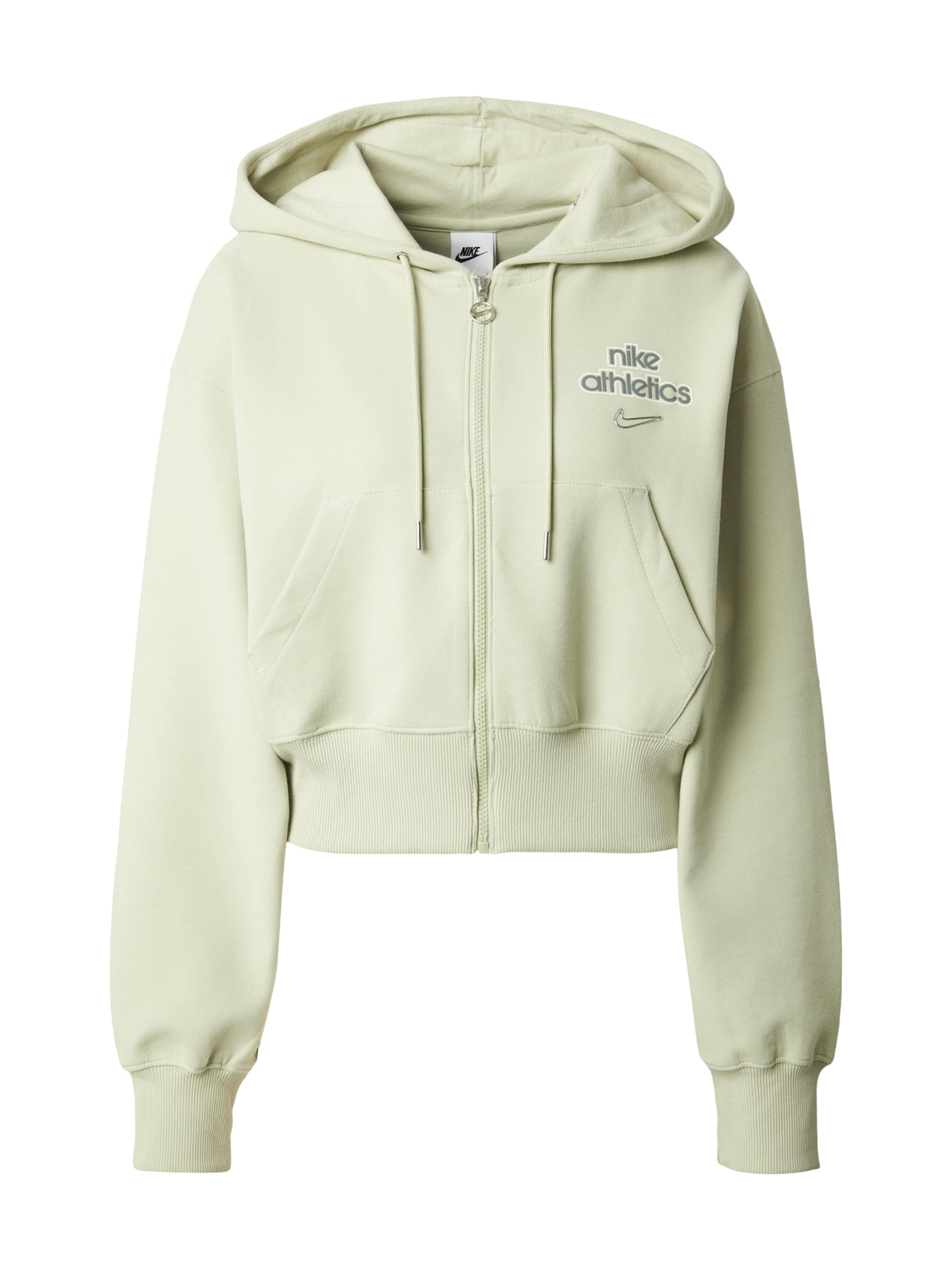 Hanorac 'PHNX FLC' de la Nike Sportswear pe verde: față