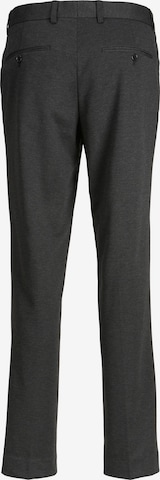 JACK & JONES Slim fit Pleated Pants 'JONES' in Grey