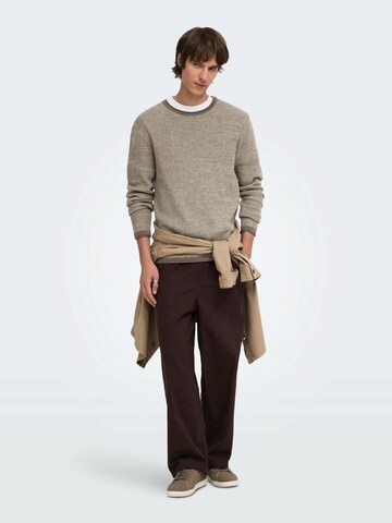 Only & Sons Pullover 'ONSERIC' in Grau