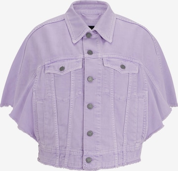 BOSS Between-Season Jacket ' C_Jajaku-D ' in Purple: front