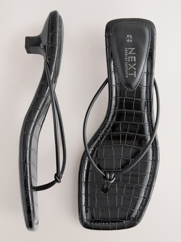 Next T-bar sandals 'Forever Comfort' in Black