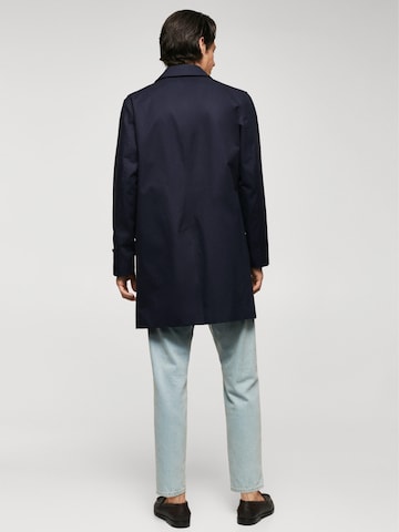 Manteau mi-saison 'CHAYTON' MANGO MAN en bleu