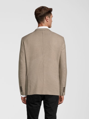 Coupe regular Veste de costume Steffen Klein en beige