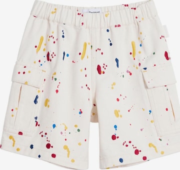 Desigual Regular Housut 'Splash' värissä valkoinen: etupuoli