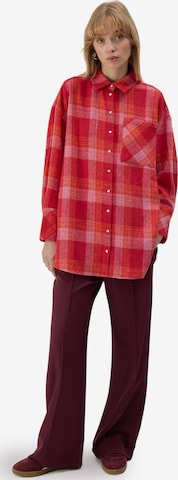 Maglietta 'Lumberships Shirt' di Touché Privé in rosso: frontale