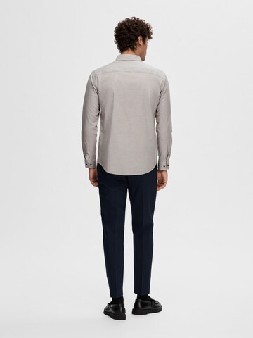 SELECTED Regular Fit Hemd 'Sirius' in Beige