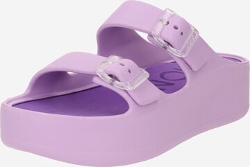 LEMON JELLY Mules 'FÉNIX' in Purple: front