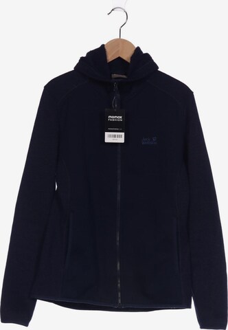 JACK WOLFSKIN Sweatshirt & Zip-Up Hoodie in S in Blue: front