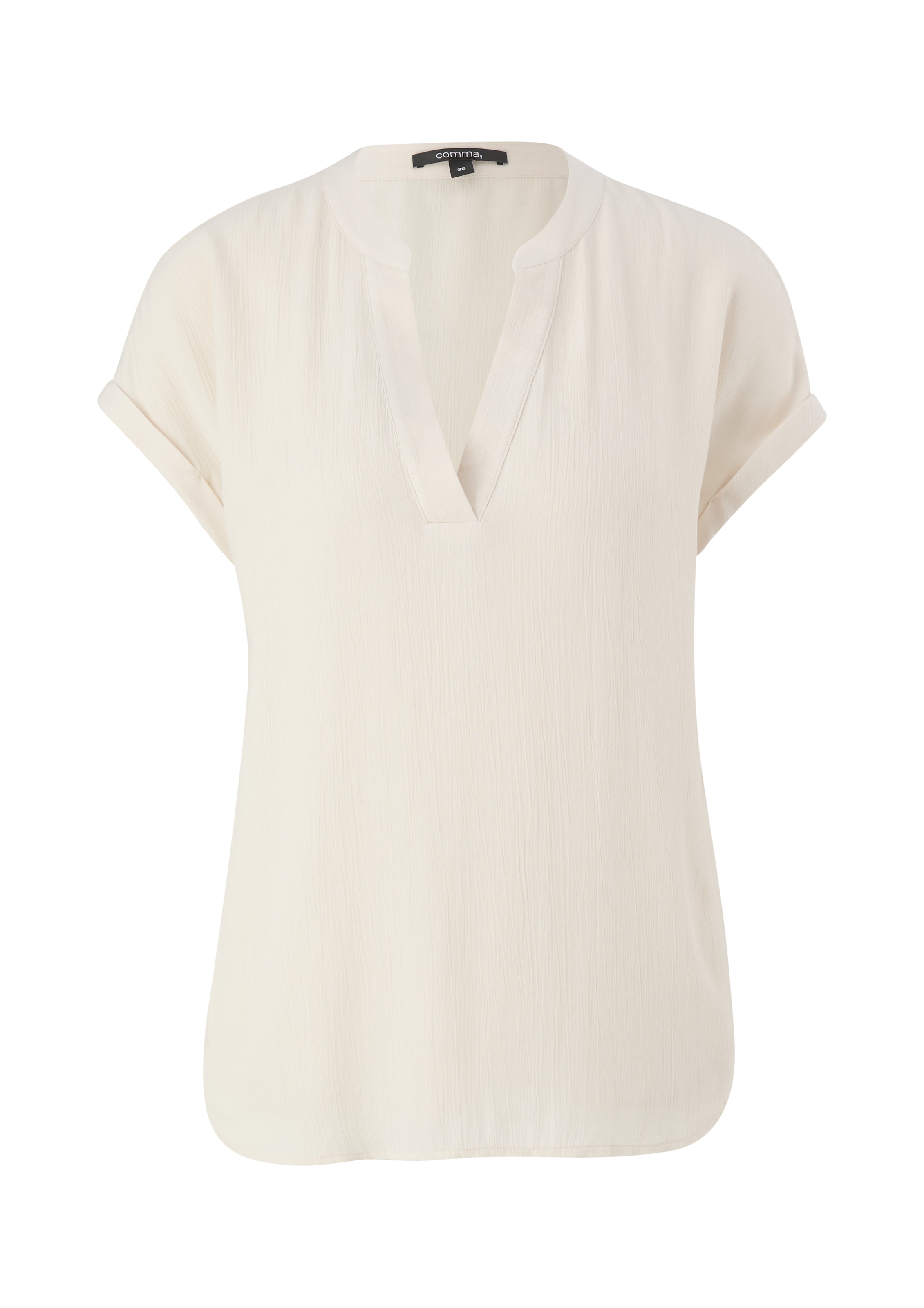COMMA Blouse in Beige: voorkant