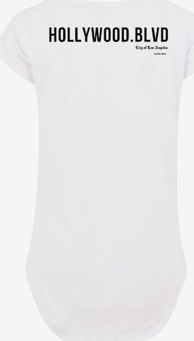 T-shirt 'Hollywood boulevard' F4NT4STIC en blanc