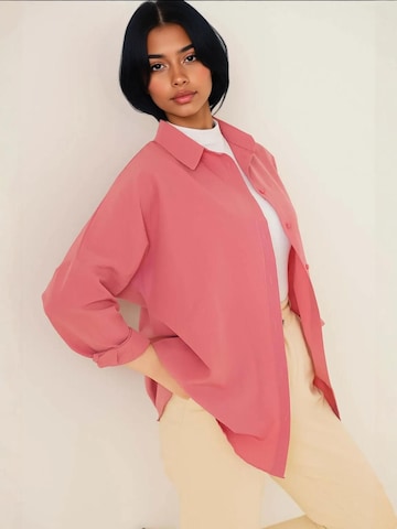 Bigdart Blouse in Pink: front