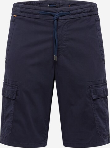 Regular Pantalon cargo 'Sisla' BOSS en bleu : devant