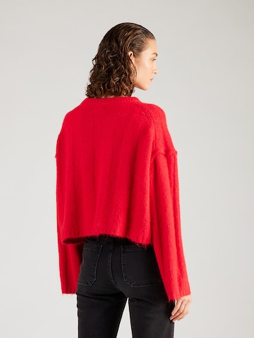 Pull-over TOPSHOP en rouge