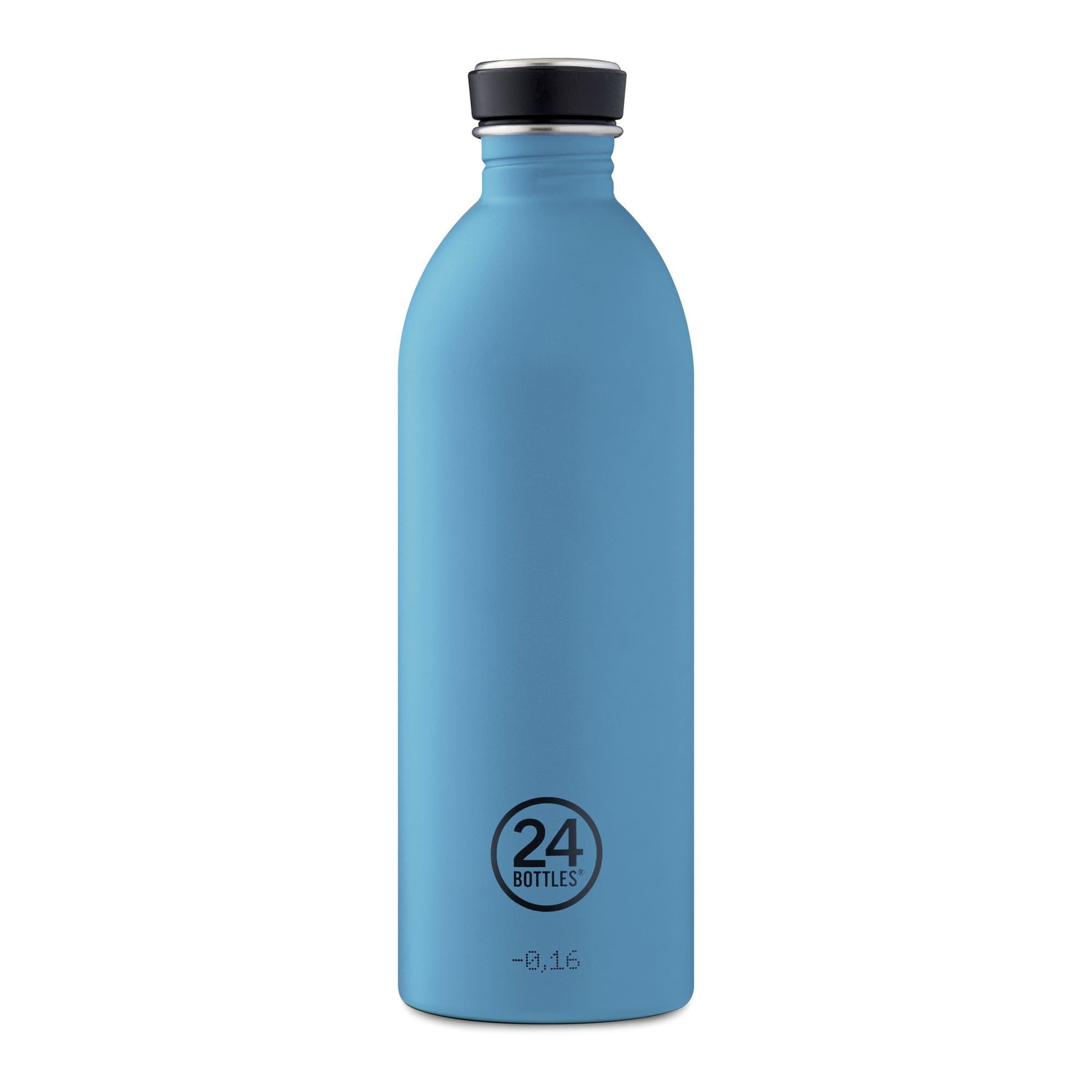 24Bottles Drinkfles 'Urban 1000 ml' in Blauw: voorkant