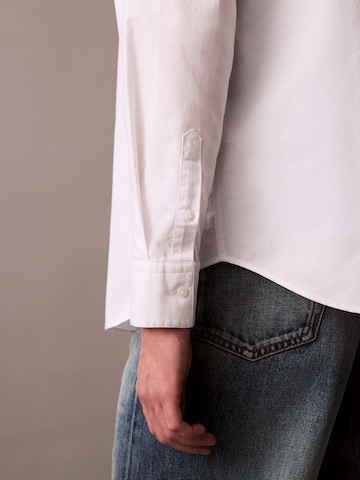Calvin Klein Jeans Regular fit Риза 'CLASSIC' в бяло