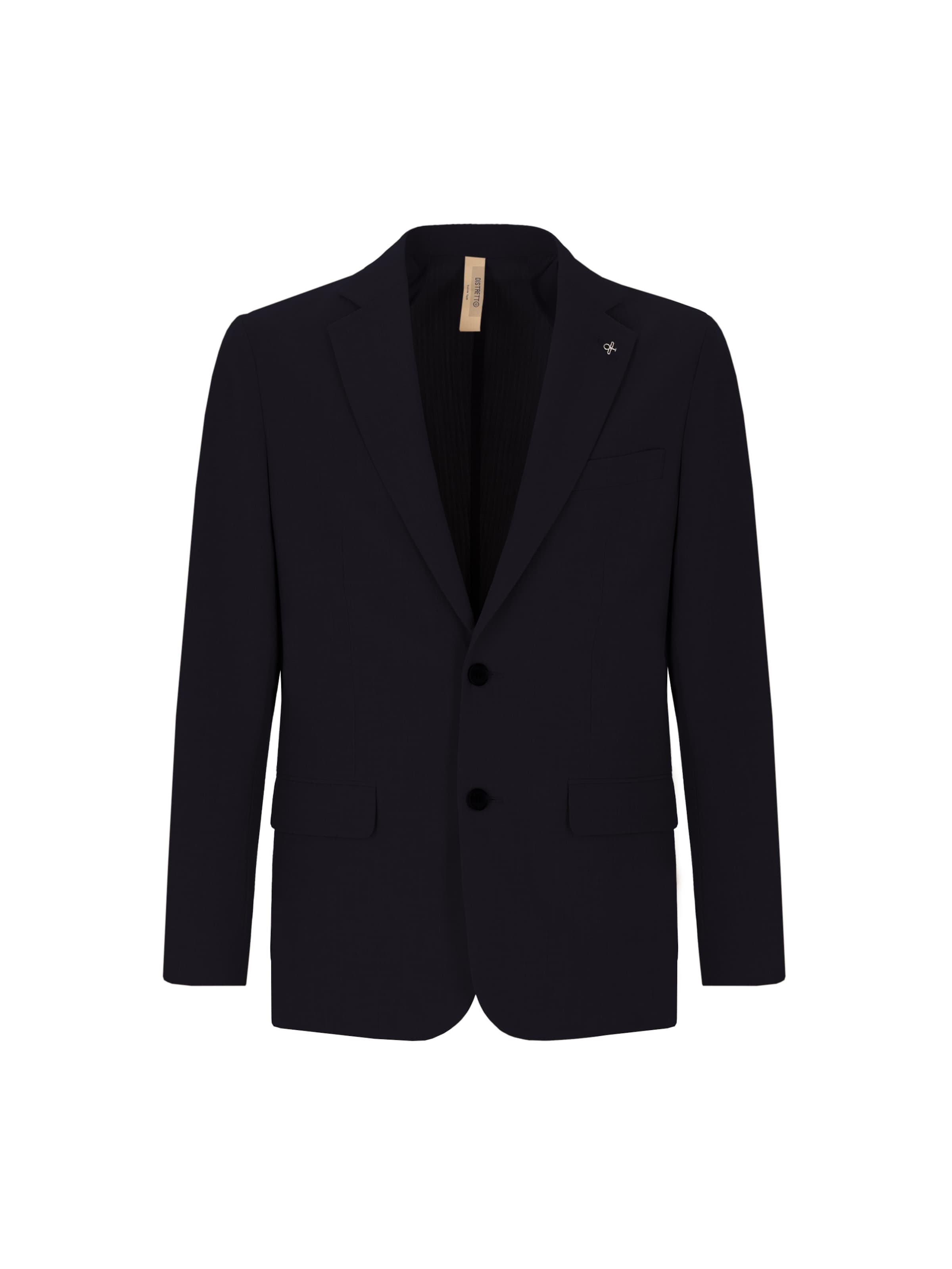 Coupe regular Veste de costume ' FIRENZE' Distretto12 en bleu : devant