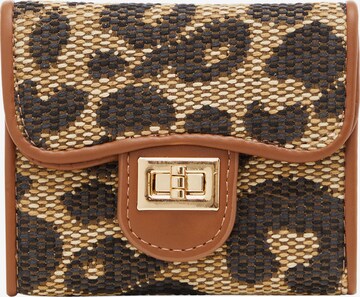 FELIPA Wallet in Brown: front