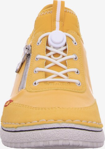 Rieker Athletic Lace-Up Shoes in Yellow