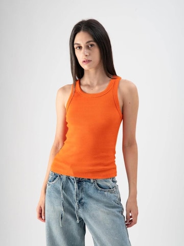 MND Topp 'Orange' i orange: framsida