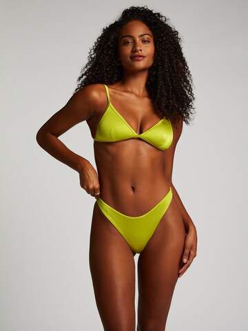 Hunkemöller - Triangular Top de biquíni 'Luna' em verde