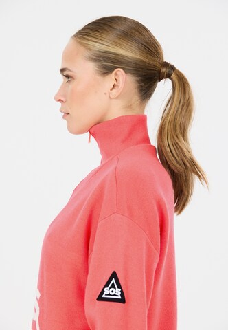 SOS Athletic Sweater 'Tignes' in Pink