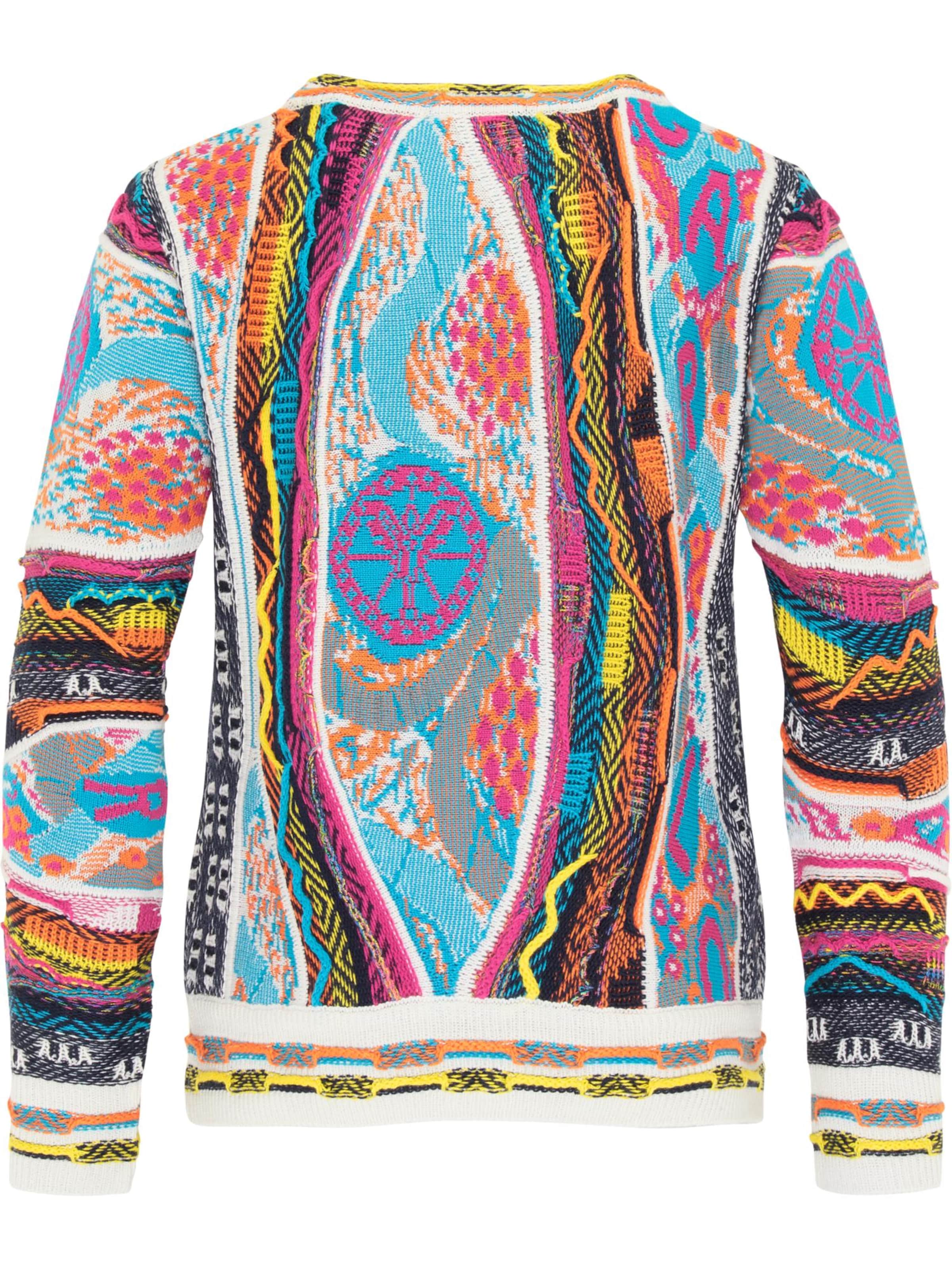 Pull-over ' Coceano ' Carlo Colucci en mélange de couleurs