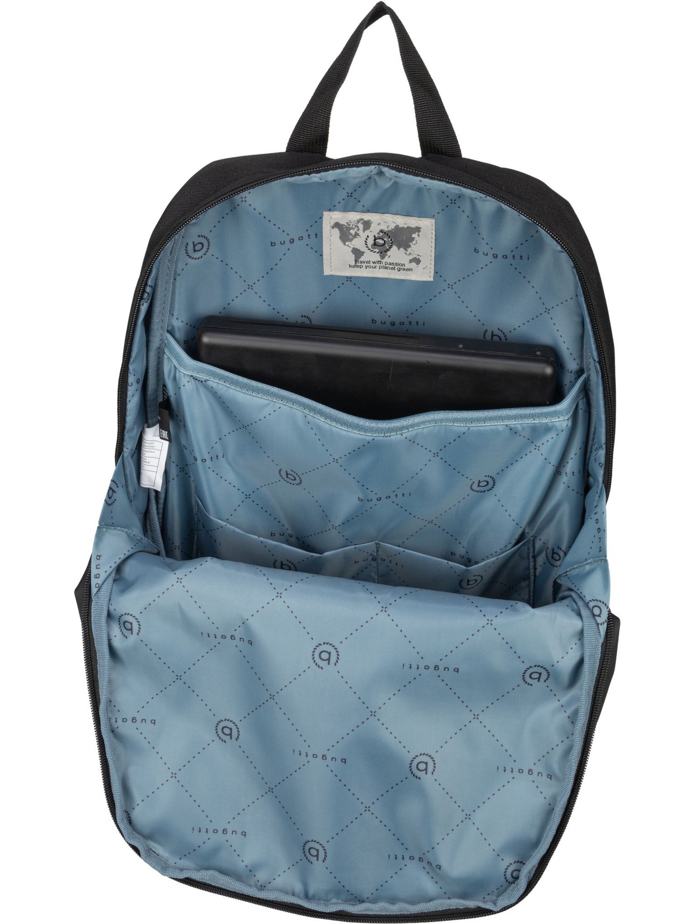 bugatti Backpack 'Blanc DeLight' in Black