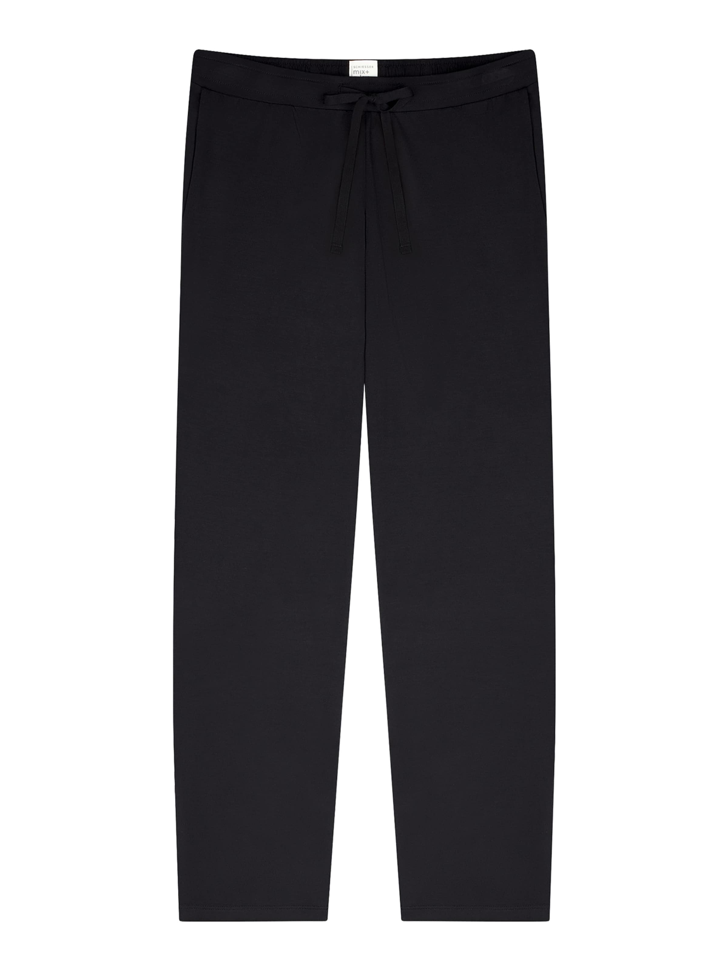 Pantalon de pyjama ' Mix Relax ' SCHIESSER en noir : devant