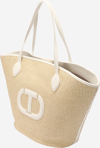 Sac de plage Twinset en beige