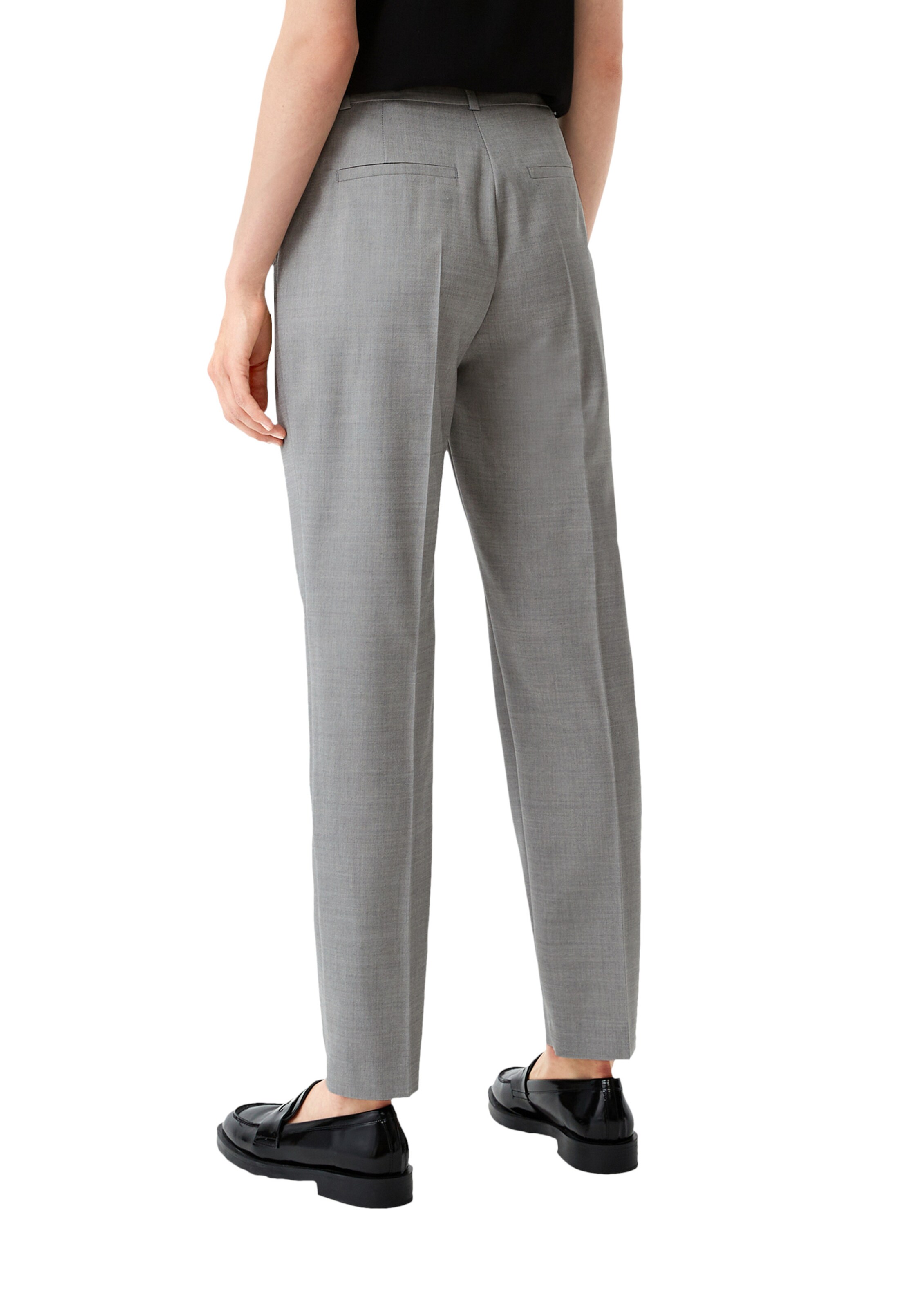 Effilé Pantalon COMMA en gris