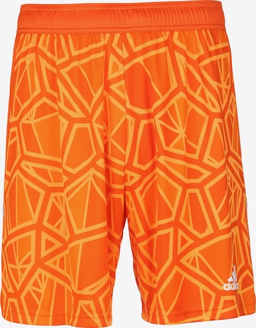 ADIDAS SPORTSWEAR Regular Workout Pants in Orange: front