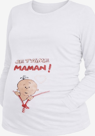 M.M.C. Shirt in Weiß: Vorderseite