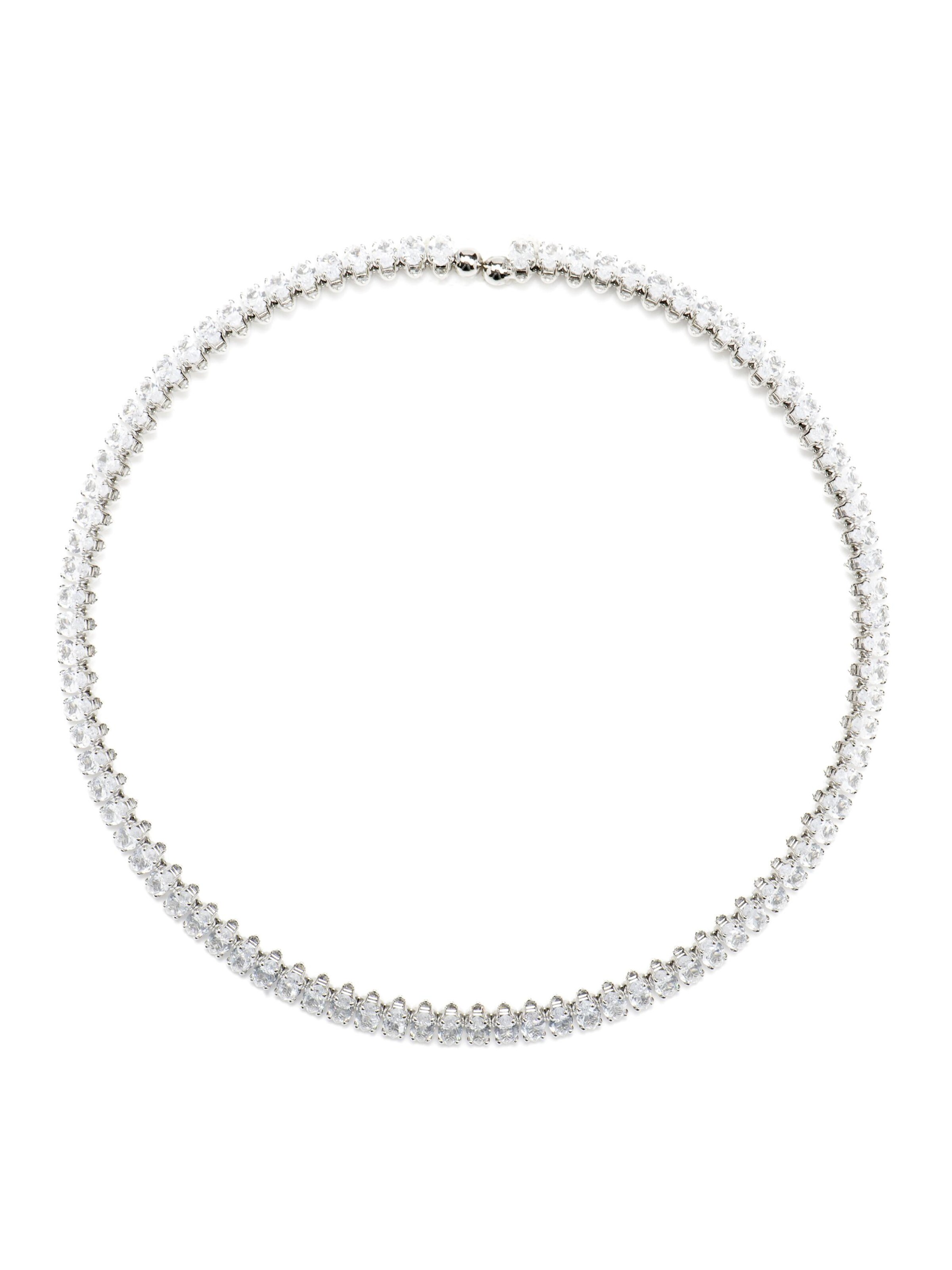 Luxenter Necklace 'Comega' in Silver: front
