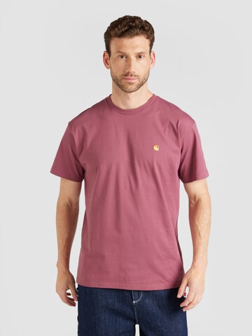 Tricou 'Chase' de la Carhartt WIP pe mov: față