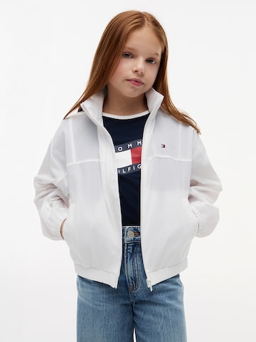 TOMMY HILFIGER Prehodna jakna | bela barva: sprednja stran