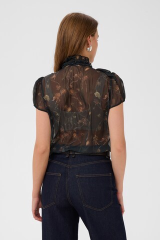 SAINT TROPEZ Blouse in Zwart