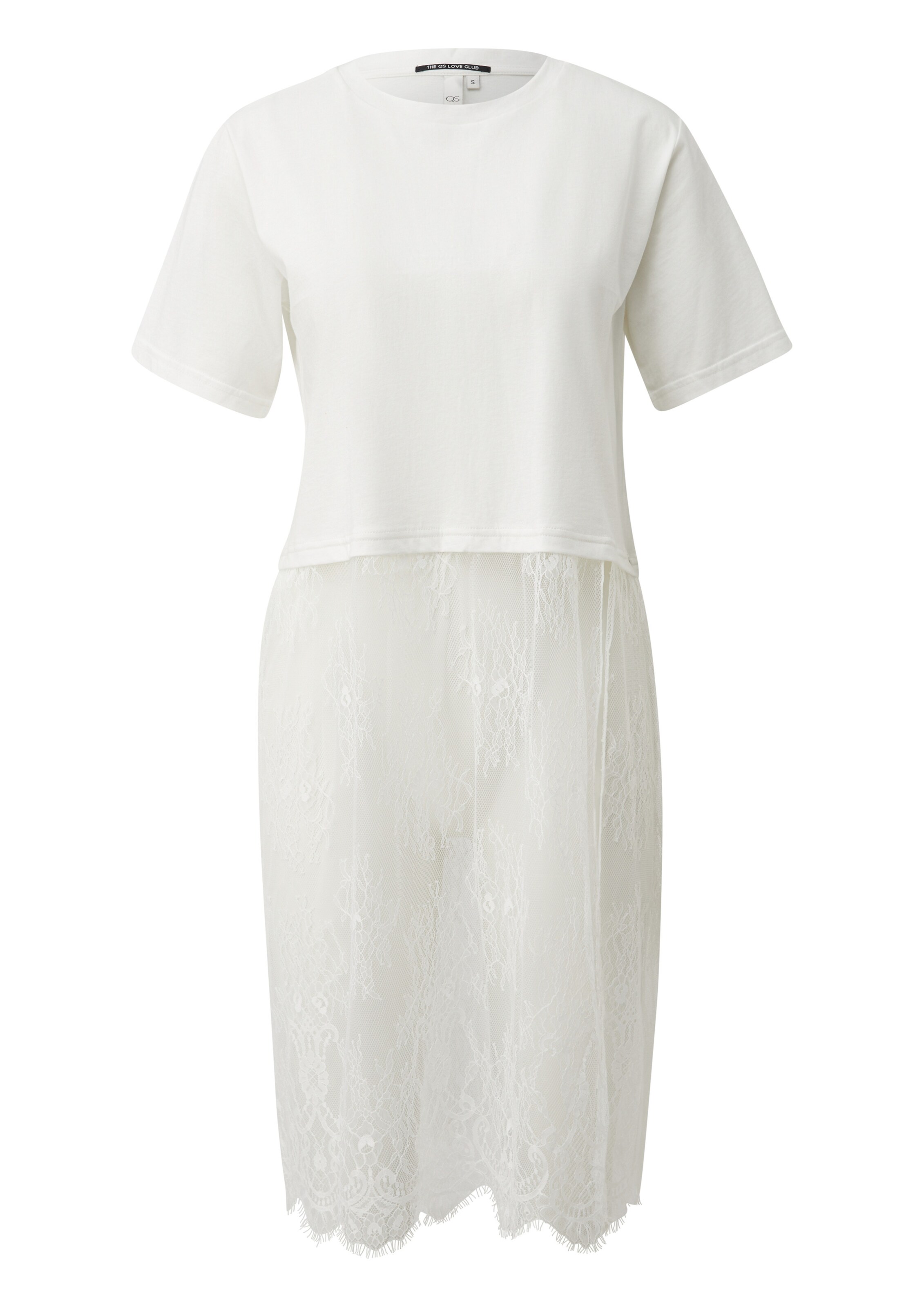 QS Dress in Beige: front