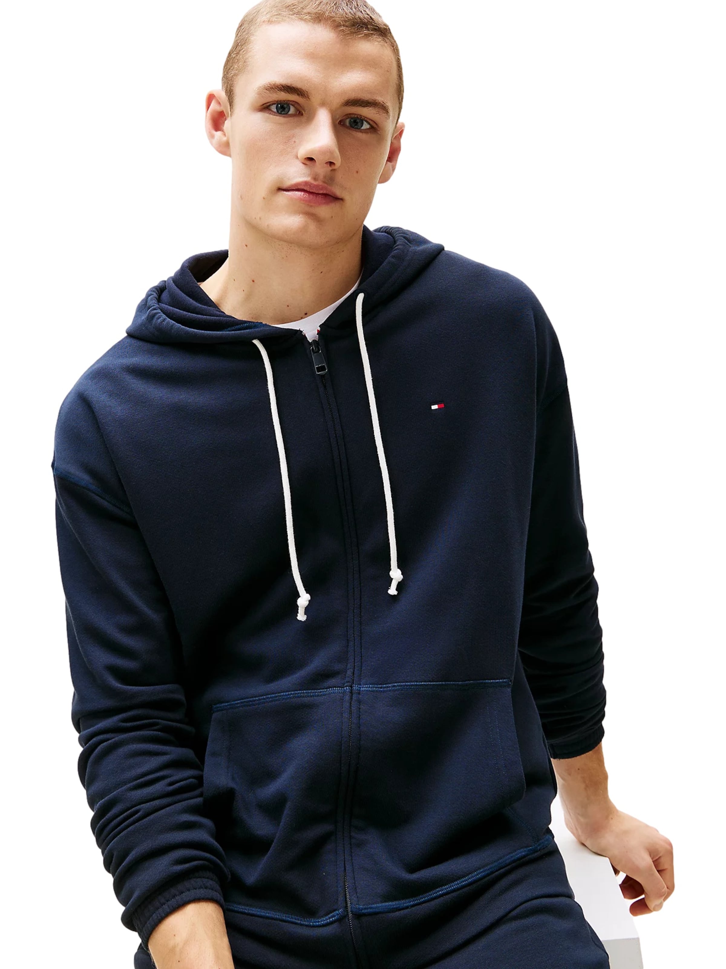 Veste de survêtement TOMMY HILFIGER en bleu