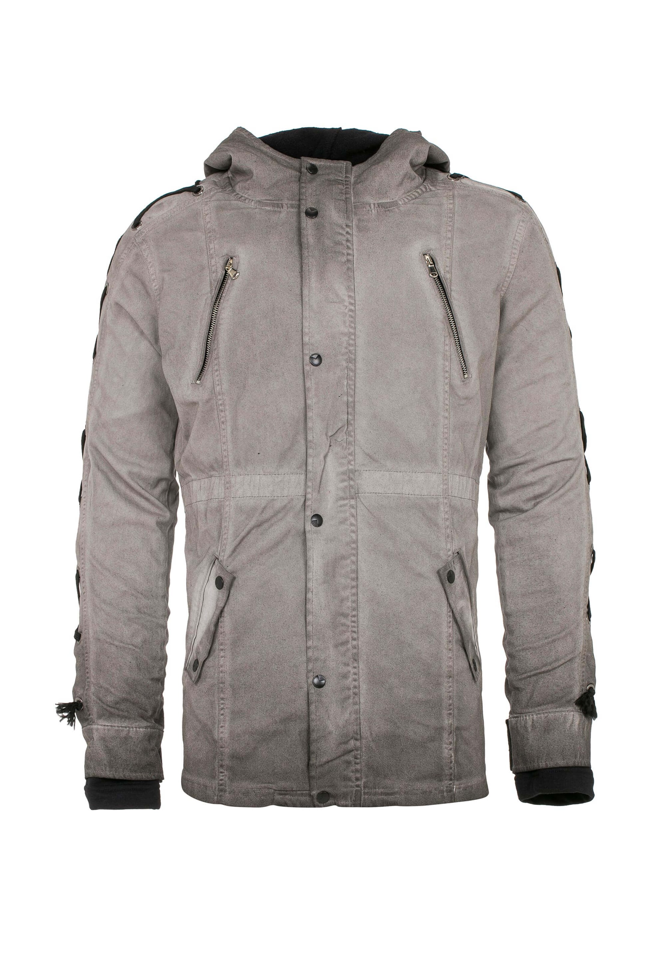 Veste mi-saison CIPO & BAXX en gris : devant