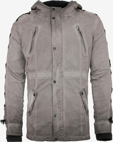 CIPO & BAXX Between-Season Jacket in Grey: front