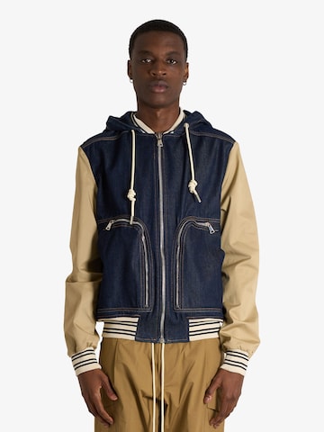 Veste mi-saison Yes London en bleu : devant