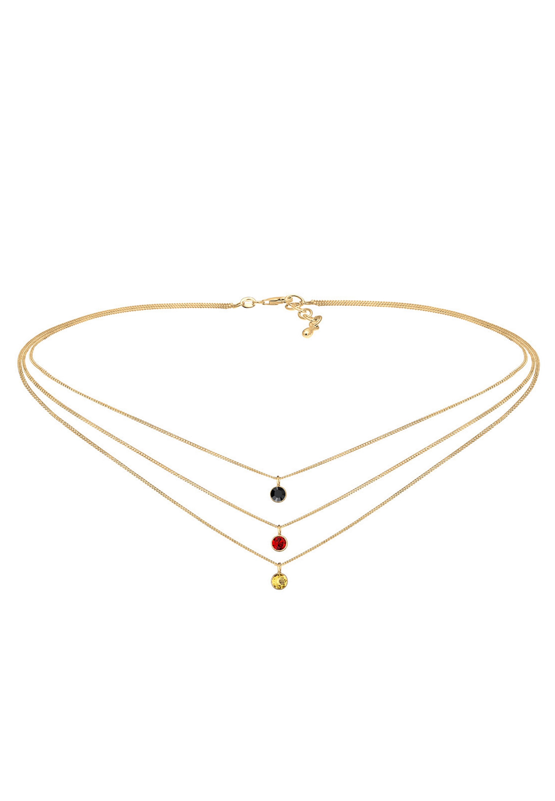 ELLI Kette in Gold: Vorderseite