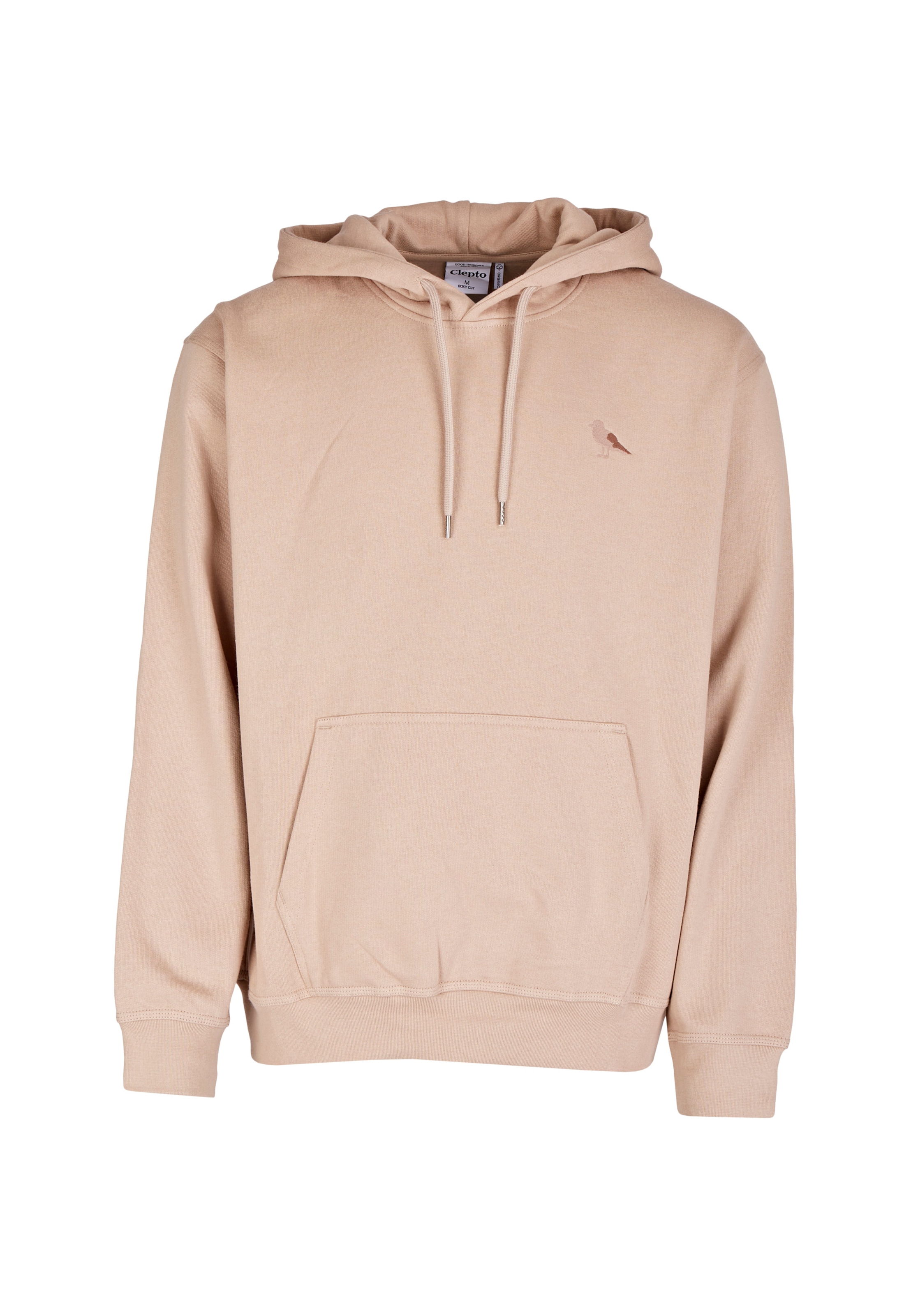 Cleptomanicx Sweater 'Embro Gull Mono' in Beige: front